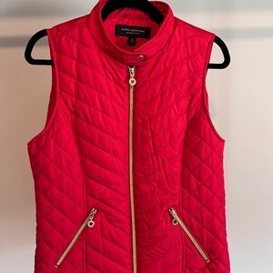 Red Quilted Vest